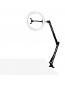 Ring light 10' 8W black LED ring lamp for countertop