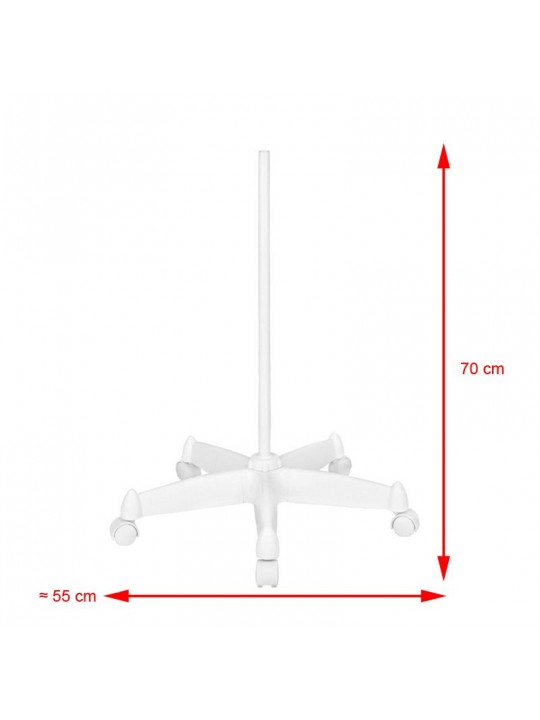 LED nagyító lámpa Glow Moonlight 8012/5' fehér állvánnyal