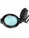 Lampă de mărire LED neagră Glow Moonlight 8013/6' cu trepied