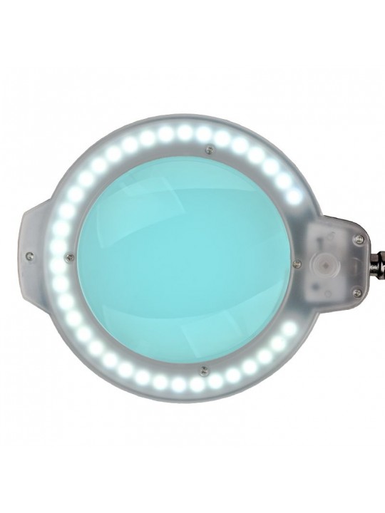 Lampă de mărire LED neagră Glow Moonlight 8013/6' cu trepied