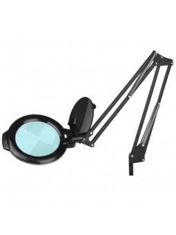 Glow Moonlight 8012/5' black LED magnifying lamp with a tripod