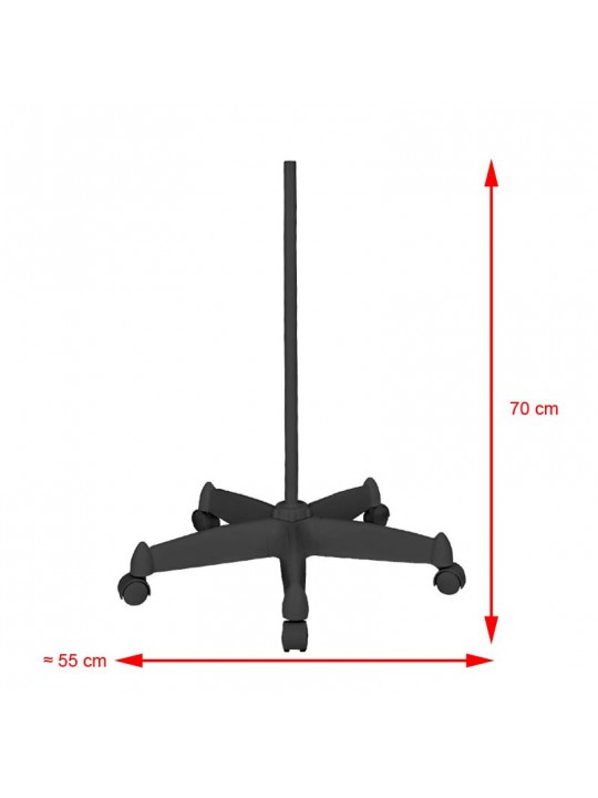 Glow Moonlight 8012/5' černá LED lupa se stativem