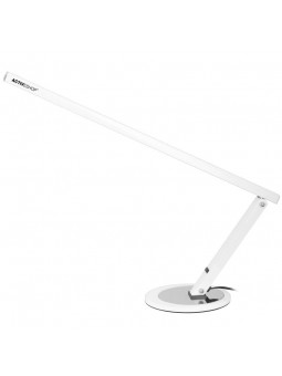 Schlanke LED-Schreibtischlampe, weiß