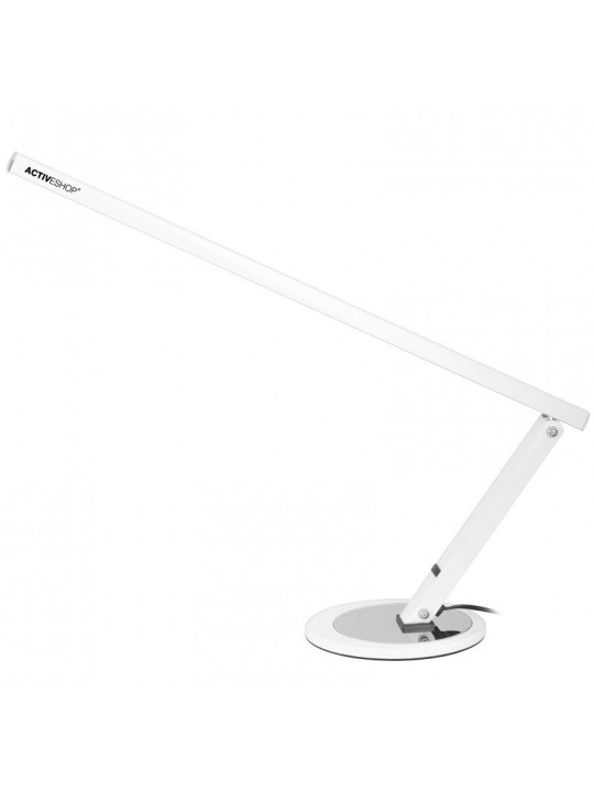 Schlanke LED-Schreibtischlampe, weiß