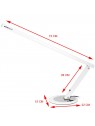 Slim LED desk lamp, white