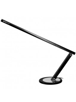 Schlanke LED-Schreibtischlampe, schwarz