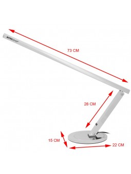Slim 20W aluminum desk lamp