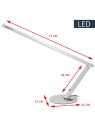 Slim LED aluminum desk lamp