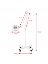 S4 led magnifier lamp + adjustable led tripod light intensity