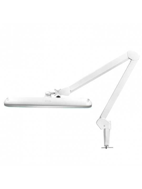 Elegante 801-l LED workshop lamp with adjustable vice. white light intensity