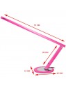 Slim 20 W desk lamp, pink