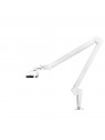 Elegante 801-l LED workshop lamp with adjustable vice. white light intensity