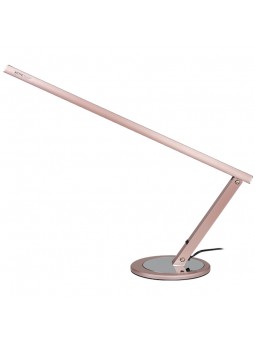 Schlanke LED-Schreibtischlampe, Roségold