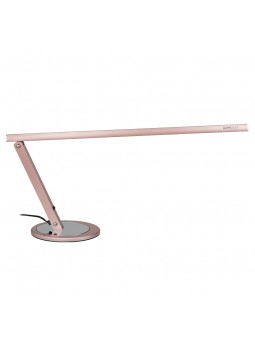 Slim LED desk lamp, rose gold