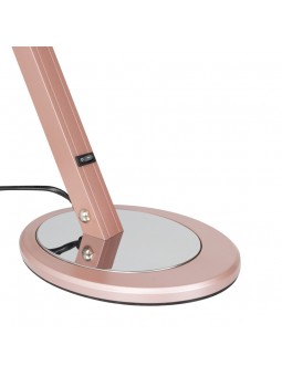 Schlanke LED-Schreibtischlampe, Roségold