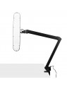 Elegante 801-s LED-Werkstattleuchte mit Standard-Schraubstock, schwarz