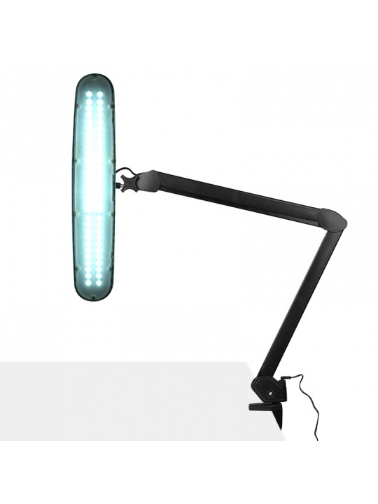 Lampă de atelier cu LED elegantă 801-tl cu menghină reglabilă. intensitatea și culoarea luminii negre