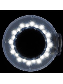 LED magnifier lamp S5 + LED adjustable tripod. white light intensity