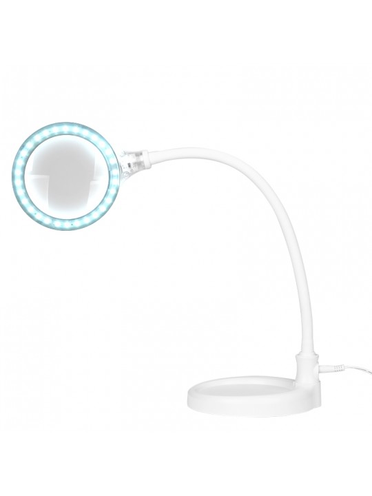 Світильник-лупа Elegante 2014-2r 30 smd 5d led з підставкою і настільним затискачем