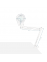 Eco white LED magnifying lamp for the countertop