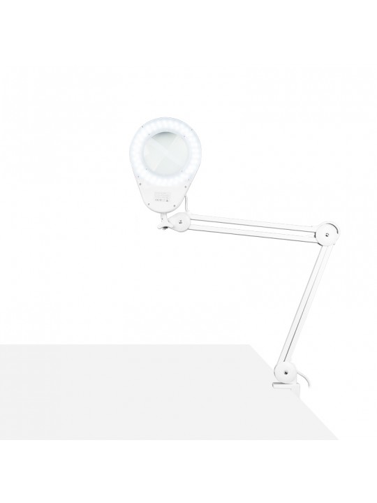 Eco white LED magnifying lamp for the countertop