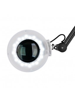 Lampa lupa led S5 + statyw led reg. natężenie światła czarna