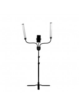 Lampa LED pentru gene si machiaj Polluks IV tip msp-mj-02 negru cu telecomanda