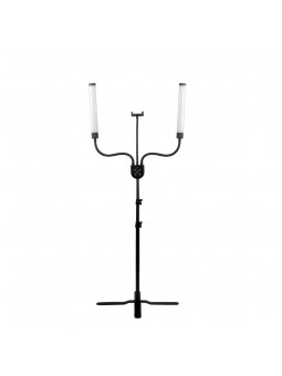 Світлодіодна лампа для вій і макіяжу Polluks IV тип msp-mj-02 чорна з пультом