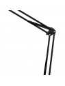 Lampa de tratament All4light lashes line 2 LED, neagra, cu maner