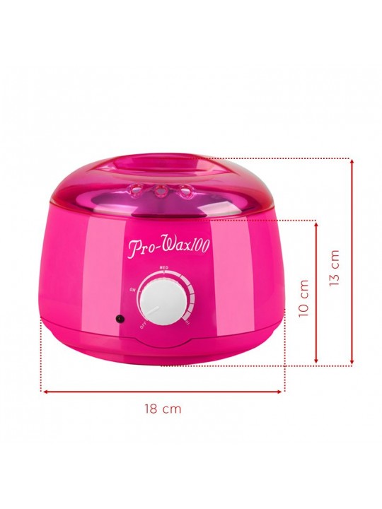 Wax heater Pro Wax 100 can 400 ml 100W pink