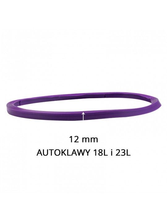 Woson silicone gasket for 18 L and 23 L autoclaves purple 12 mm