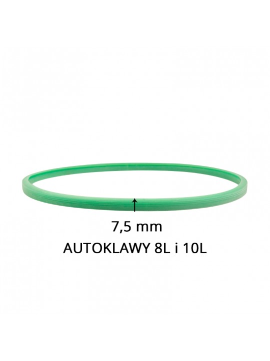 Garnitura din silicon Woson pentru autoclave de 10 L si 12 L, verde 7,5 mm