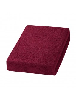 Burgundy terry sheet