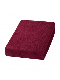 Burgundy terry sheet