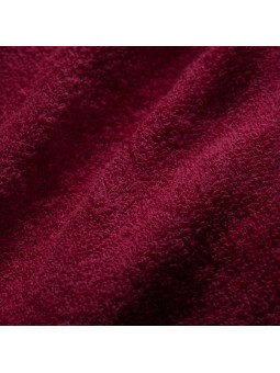 Burgundy terry sheet
