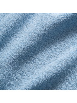 Blaues Frottee-Bettlaken