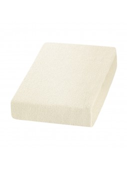 Smetanové froté prostěradlo