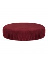 Terry cover for a burgundy stool