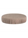 Terry cover for a beige stool