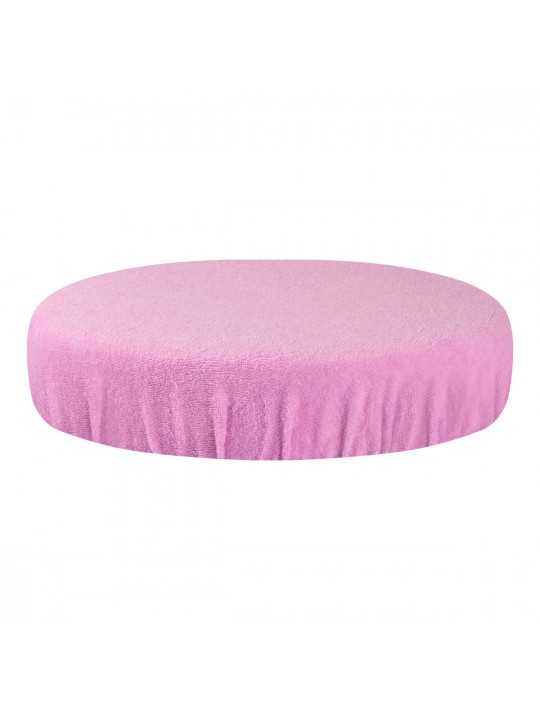 Terry cover for a pink stool