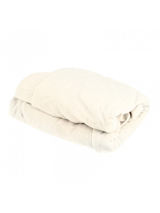 Terry cloth sheet for comfort tables, white set