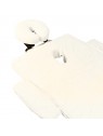 Terry cloth sheet for comfort tables, white set