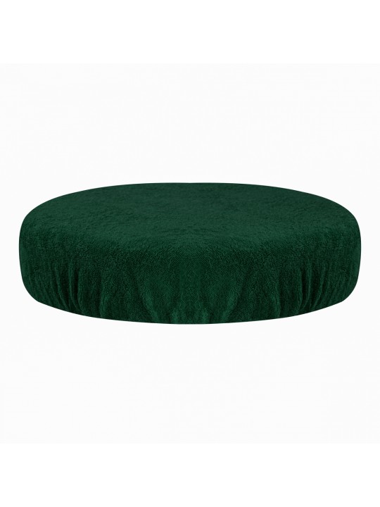 Terry cover for stool bottle green