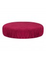 Terry cover for a fuchsia stool