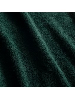 Flaschengrünes Frottee-Bettlaken