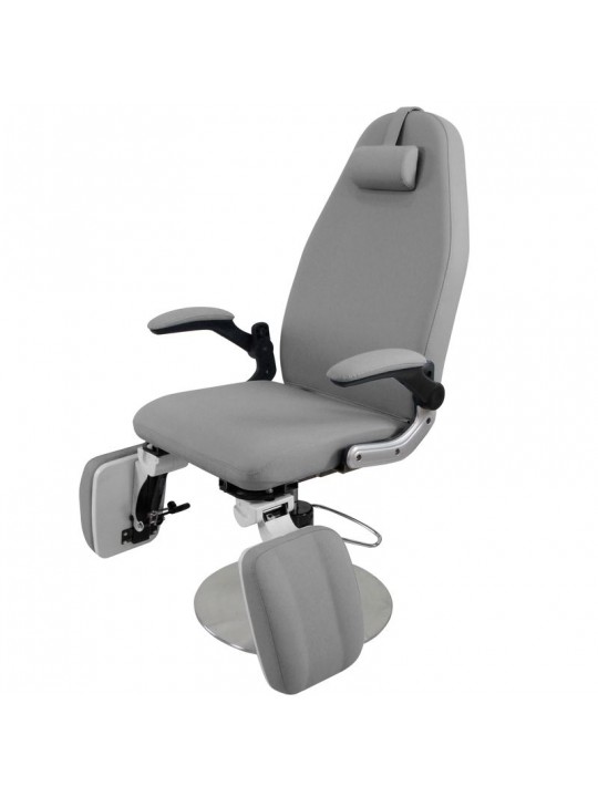 Azzurro 713A hydraulic podiatrist chair gray