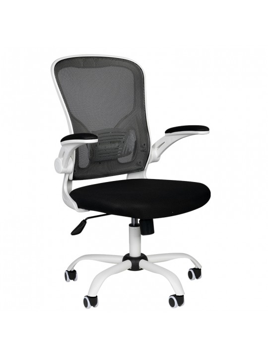 Bürosessel Comfort 73 weiß - schwarz