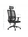 Fotel biurowy Max Comfort 5H czarny