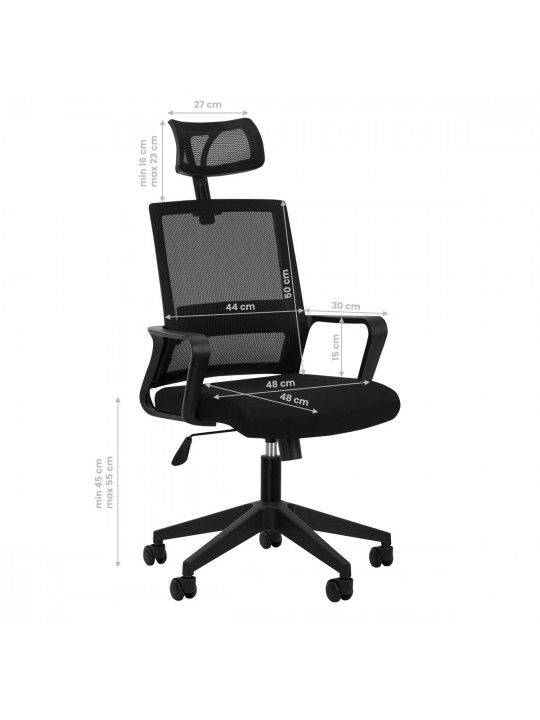 QS-05 office chair, black