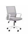 Офісне крісло QS-11 біло-сіре